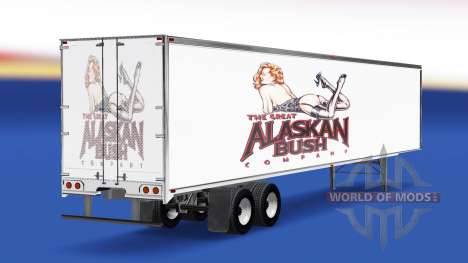 Скин Alaskan Bush Company на полуприцеп для American Truck Simulator