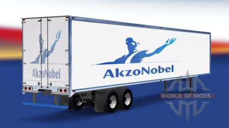 Скин AkzoNobel на полуприцеп для American Truck Simulator