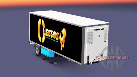 Полуприцеп-рефрижератор Krone Crown Club Stars для Euro Truck Simulator 2