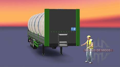 Полуприцеп Kögel с грузом кабельных барабанов для Euro Truck Simulator 2