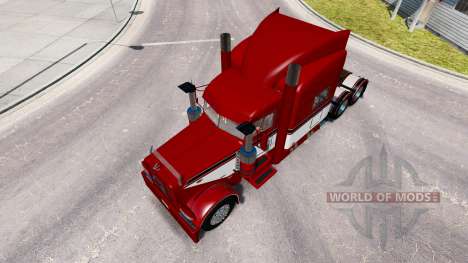 Скин Red Baron на тягач Peterbilt 389 для American Truck Simulator