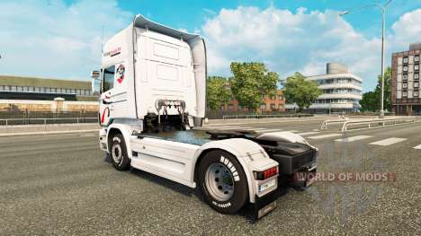 Скин Intermarche на тягач Scania для Euro Truck Simulator 2