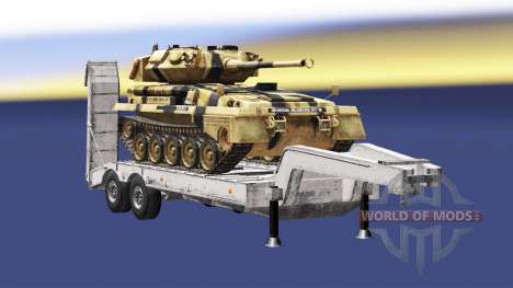 Полуприцепы с военной техникой v1.5.1 для Euro Truck Simulator 2