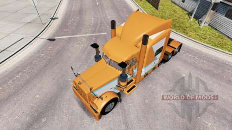 Скин Chad Blackwell на тягач Peterbilt 389 для American Truck Simulator