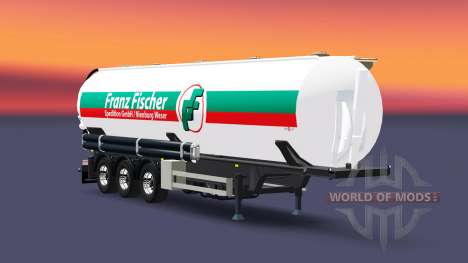 Полуприцеп-цистерна Franz Fischer для Euro Truck Simulator 2