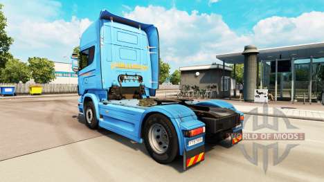 Скин Braspress на тягач Scania для Euro Truck Simulator 2