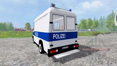 Mercedes-Benz Vario Polizei для Farming Simulator 2015
