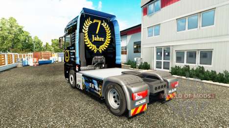 Скин DJ Charty на тягач MAN для Euro Truck Simulator 2
