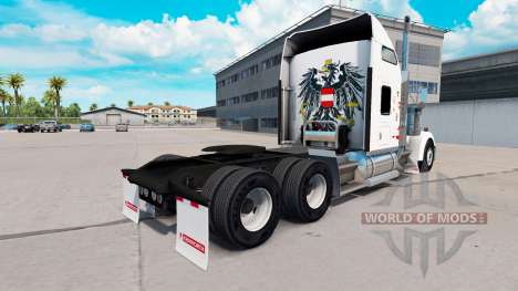 Скин Austria на тягач Kenworth W900 для American Truck Simulator