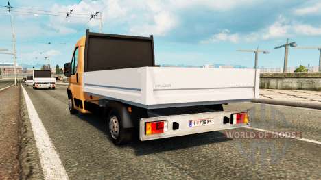 Peugeot Boxer Pickup для трафика для Euro Truck Simulator 2