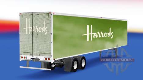 Скин Harrods на полуприцеп для American Truck Simulator