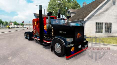Скин Arizona USA на тягач Peterbilt 389 для American Truck Simulator