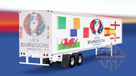 Скин Euro 2016 v3.0 на полуприцеп для American Truck Simulator