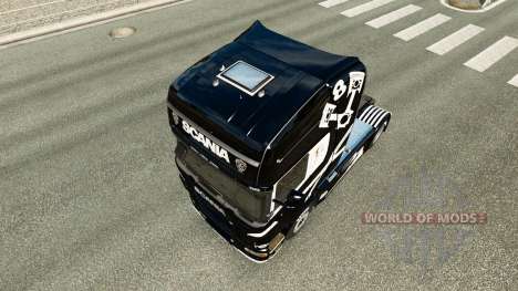 Скин V8 на тягач Scania для Euro Truck Simulator 2