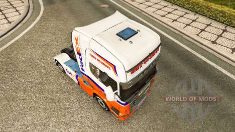 Скин FedEx Express на тягач Scania для Euro Truck Simulator 2