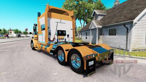 Скин Chad Blackwell на тягач Peterbilt 389 для American Truck Simulator