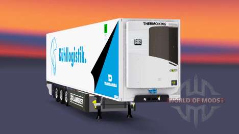 Полуприцеп-рефрижератор Lamberet Transdanubia для Euro Truck Simulator 2