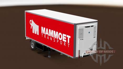 Полуприцеп-рефрижератор Krone Mammoet для Euro Truck Simulator 2
