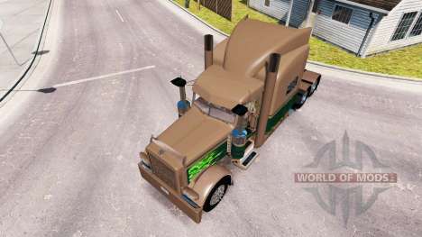 Скин Ken & Barb Workhorse Show на Peterbilt 389 для American Truck Simulator