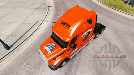 Скин SCHNEIDER на тягач Freightliner Cascadia для American Truck Simulator