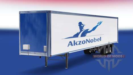 Скин AkzoNobel на полуприцеп для American Truck Simulator