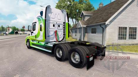Скин Hybrid на тягач Freightliner Cascadia для American Truck Simulator