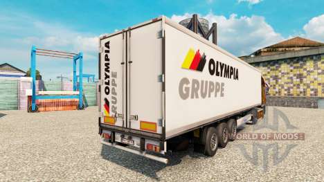 Скин Olympia Gruppe на полуприцеп-рефрижератор для Euro Truck Simulator 2