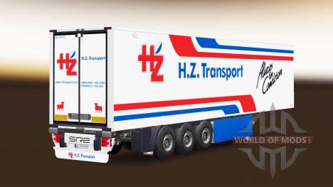 Полуприцеп-рефрижератор Lamberet H.Z. Transport для Euro Truck Simulator 2