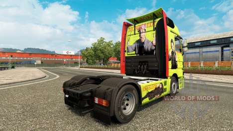 Скин Bulent Ceylan на тягач Mercedes-Benz для Euro Truck Simulator 2