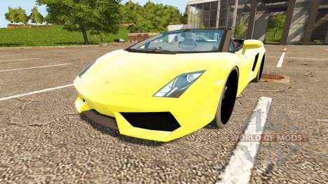 Lamborghini Gallardo Spyder для Farming Simulator 2017