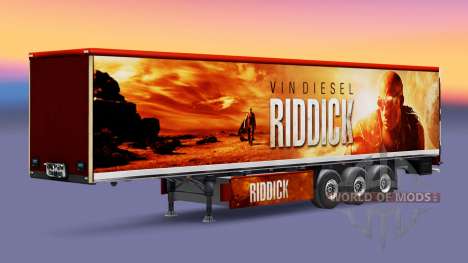 Скин Riddick на полуприцепы для Euro Truck Simulator 2