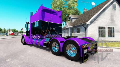 Скин Race Inspired на тягач Peterbilt 389 для American Truck Simulator