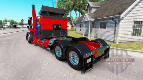 Скин Nevada USA на тягач Peterbilt 389 для American Truck Simulator