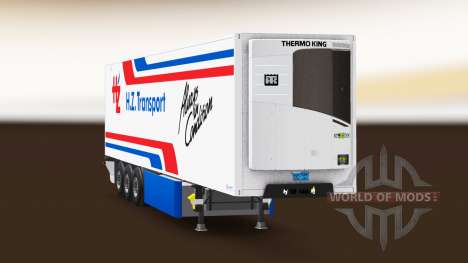 Полуприцеп-рефрижератор Lamberet H.Z. Transport для Euro Truck Simulator 2