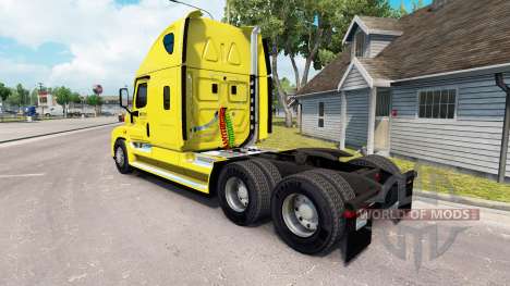 Скин Veriha Trucking на Freightliner Cascadia для American Truck Simulator