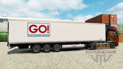 Скин GO на полуприцеп-рефрижератор для Euro Truck Simulator 2
