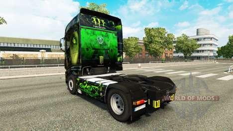 Скин Monster на тягач Scania R700 для Euro Truck Simulator 2