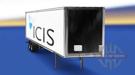 Скин ICIS на полуприцеп для American Truck Simulator