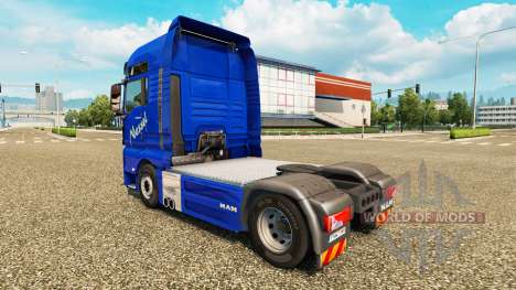 Скин Nettle Transports на тягач MAN для Euro Truck Simulator 2