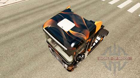 Скин Matte Orange на тягач Renault для Euro Truck Simulator 2