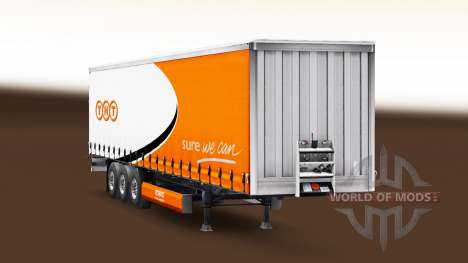 Скин TNT на шторный полуприцеп для Euro Truck Simulator 2
