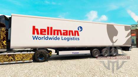 Скин Hellman на полуприцеп-рефрижератор для Euro Truck Simulator 2