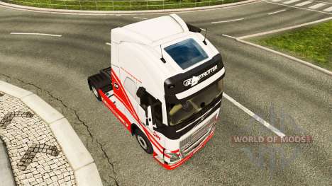 Скин TruckSim на тягач Volvo для Euro Truck Simulator 2
