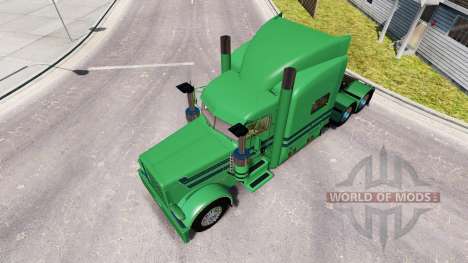 Скин A. J. Lopez Trucking на тягач Peterbilt 389 для American Truck Simulator