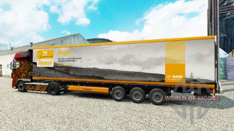 Скин Rajasil на полуприцеп-рефрижератор для Euro Truck Simulator 2
