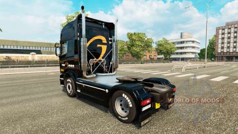Скин Tegma Logistic на тягач Scania для Euro Truck Simulator 2