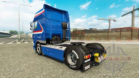 Скин H.Z. Transport на тягач DAF для Euro Truck Simulator 2