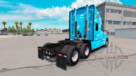 Скин Skype на тягач Kenworth для American Truck Simulator
