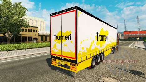 Шторный полуприцеп Krone Trameri для Euro Truck Simulator 2