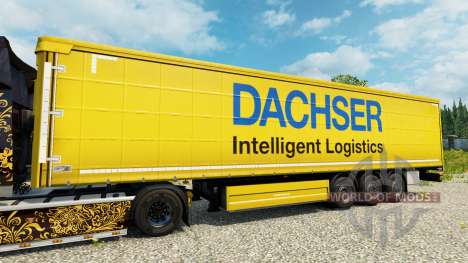Скин Dachser на полуприцепы для Euro Truck Simulator 2
